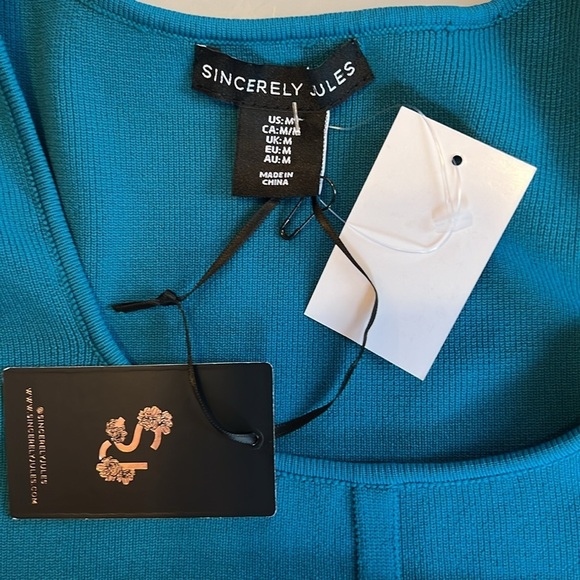 NWT Sincerely Jules Long Sleeve Crop Top M - Picture 4 of 8